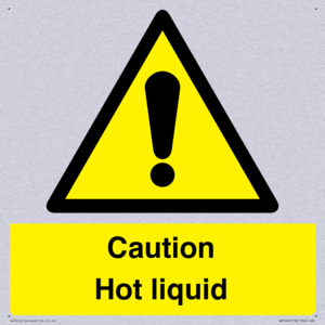 Caution Hot liquid